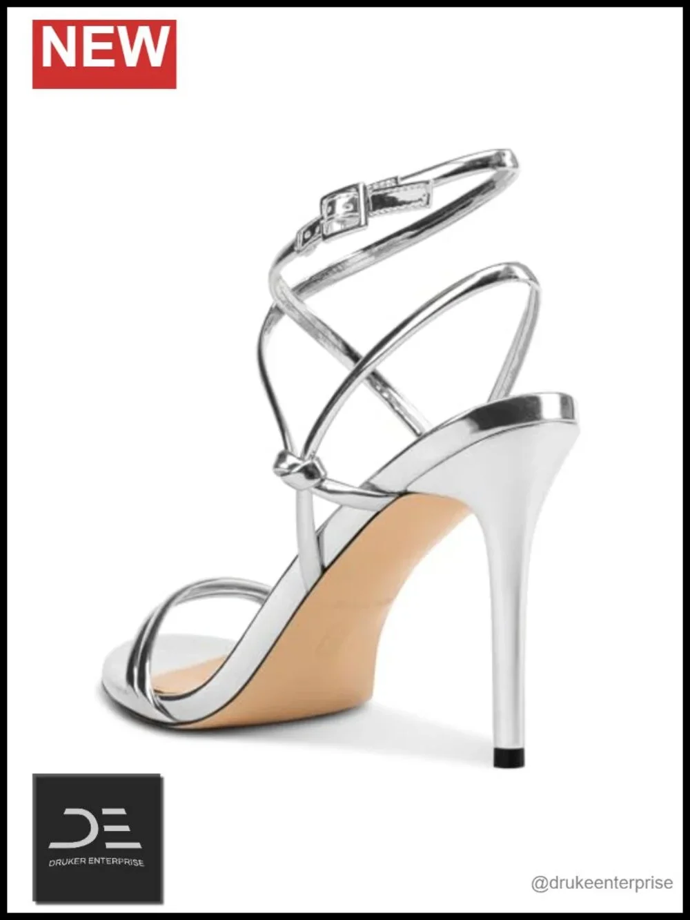 Strappy Lace-up Stiletto High Heel Sandals Open Toe Ankle Strap Party Dress